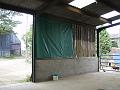 Tarpaulins to keep out weather